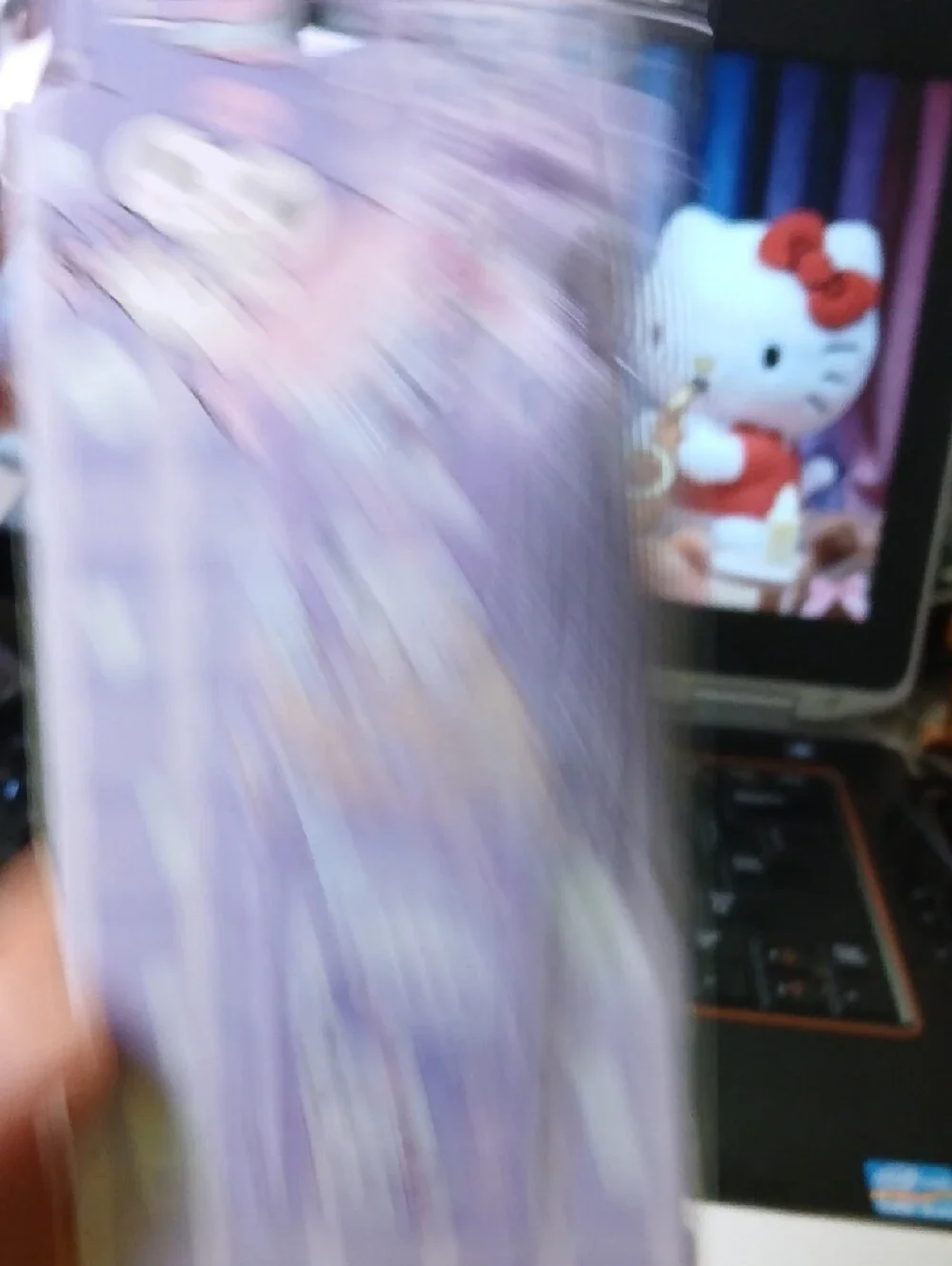 Sanrio Kuromi Purple Plaid Tassel Bookmark